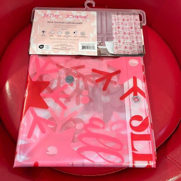 NWT Betsey Johnson shower curtain liner - Picture 1 of 3